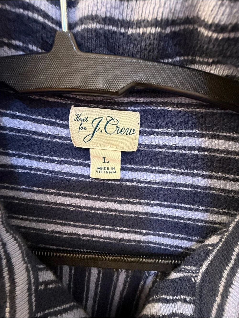 J.Crew Textured Camp-Collar Knit Shirt in Stripe